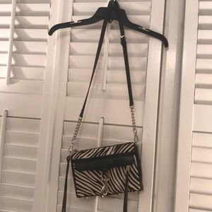Rebecca Minkoff cross body zebra purse